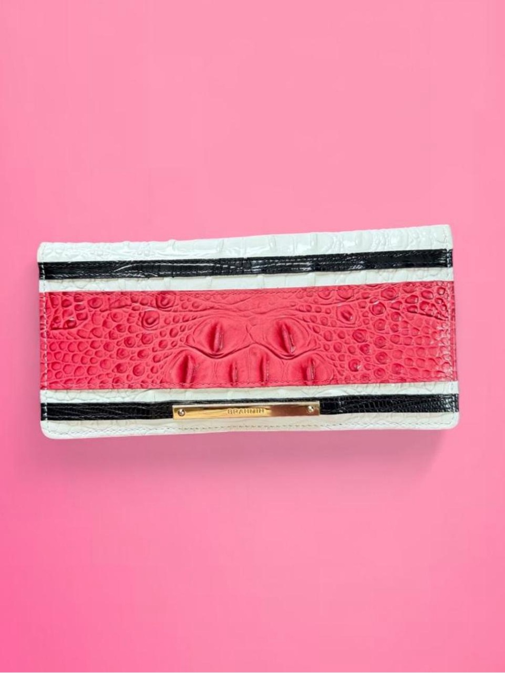 brahmin ‘ady’ striped wallet